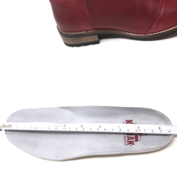 Kodiak Red Leather Winter Boots Women's Sz 7-7.5 - Picture 7 of 8